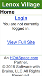 Mobile Screenshot of lenoxliving.com